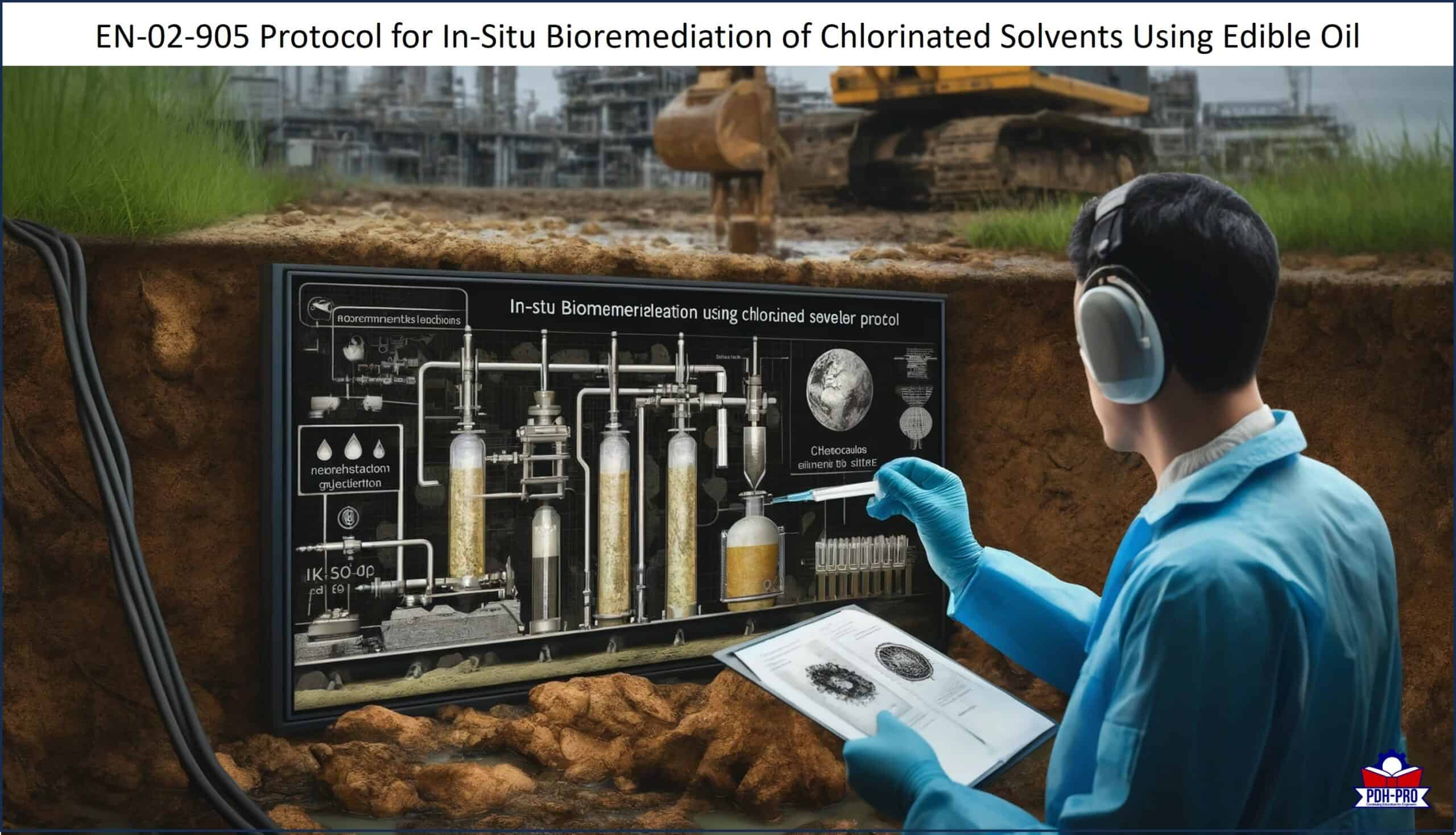 Protocol for In-Situ Bioremediation of Chlorinated Solvents Using Edible Oil
