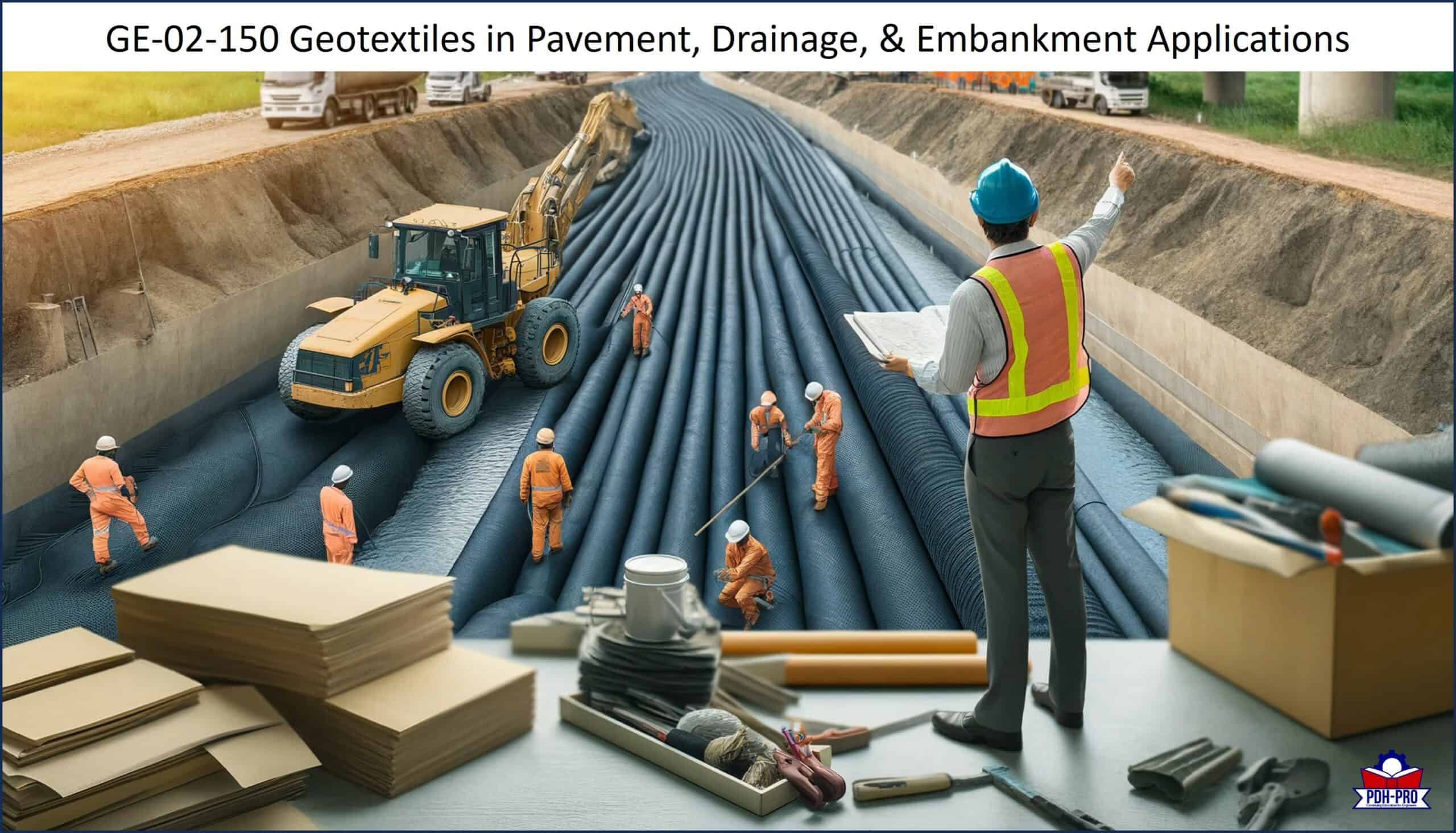 Geotextiles in Pavement, Drainage, & Embankment Applications