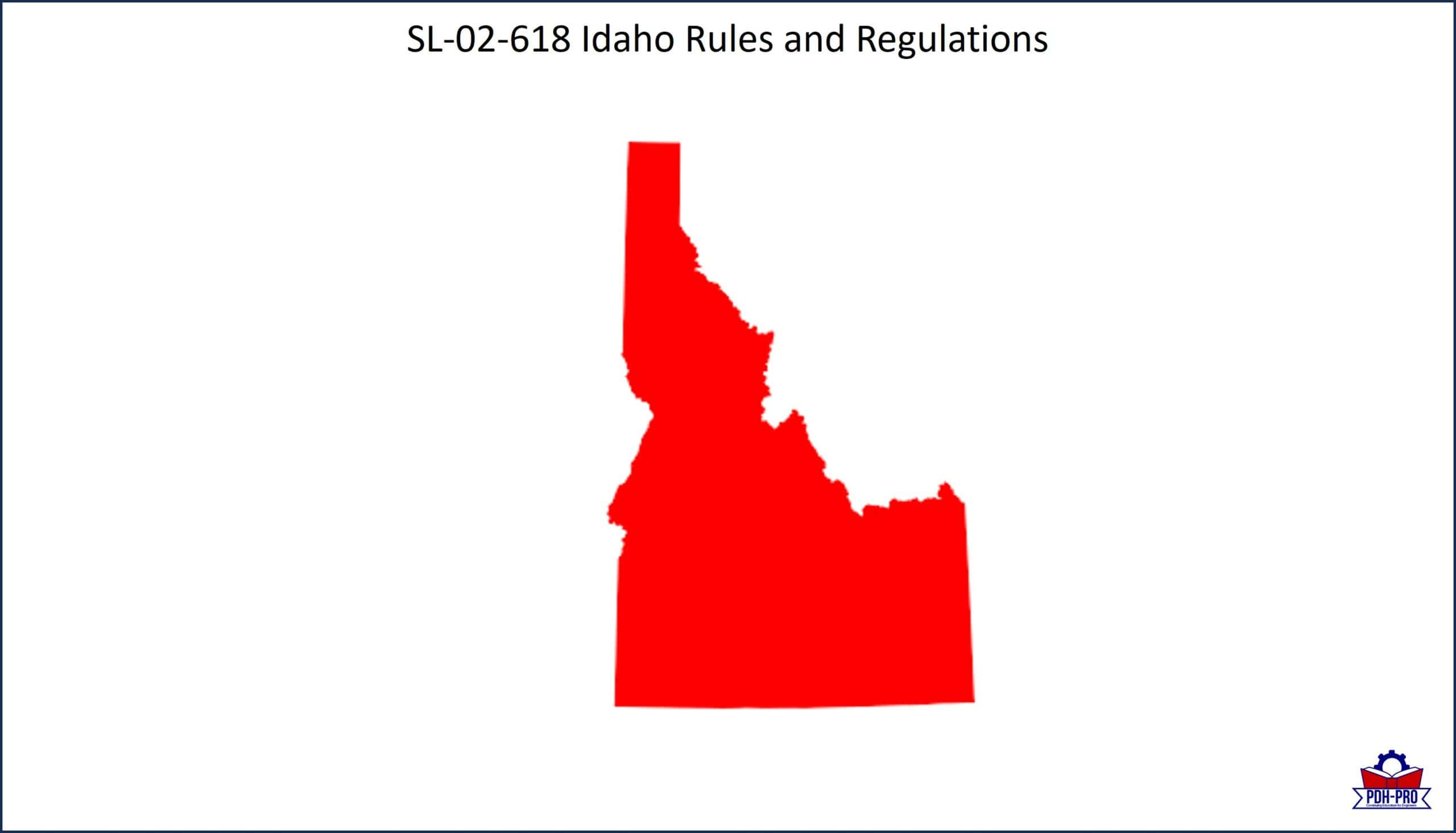 Idaho Rules and Regulations
