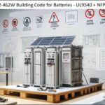 Building Code for Batteries - UL9540 + NFPA855
