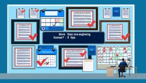 More Than One Engineering License - 5 Tips to Comply with Continuing Education Rules