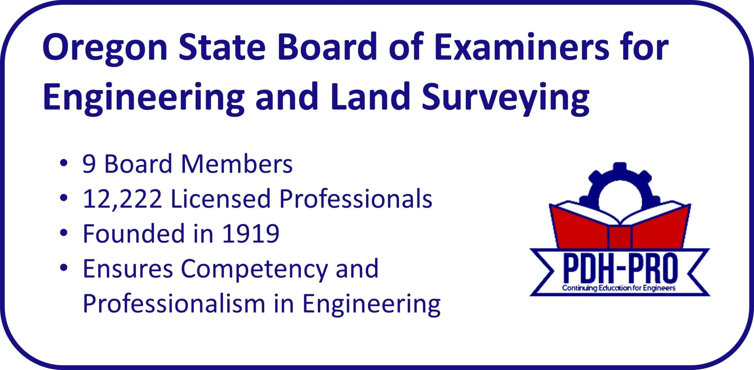 Oregon State Board of Examiners for Engineering and Land Surveying
