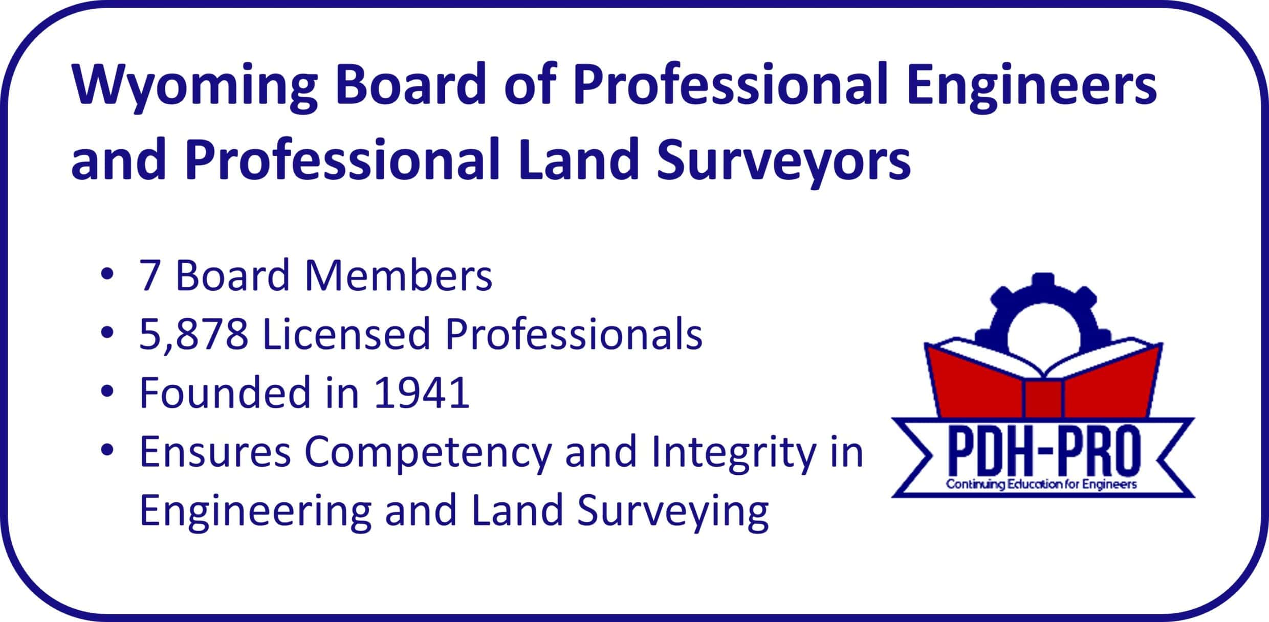 Wyoming Board of Professional Engineers and Professional Land Surveyors