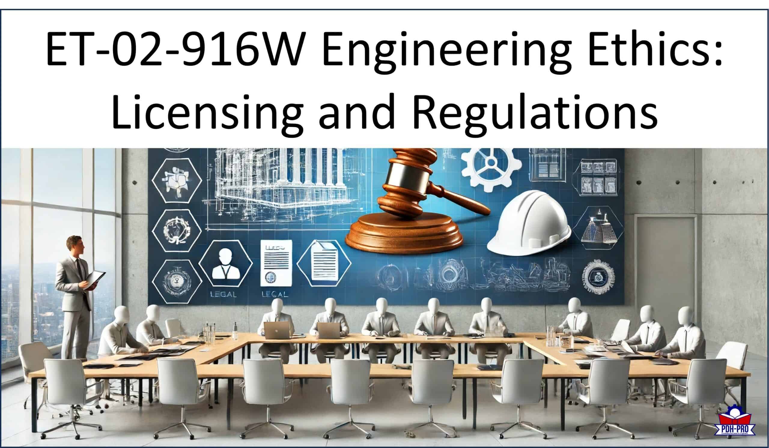 Engineering Ethics: Licensing and Regulations