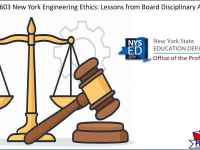 New York Engineering Ethics: Lessons from Board Disciplinary Actions