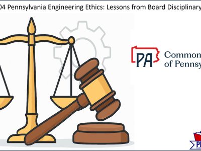 Pennsylvania Engineering Ethics: Lessons from Board Disciplinary Actions