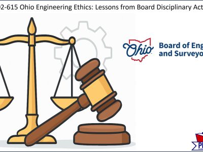 Ohio Engineering Ethics: Lessons from Board Disciplinary Actions