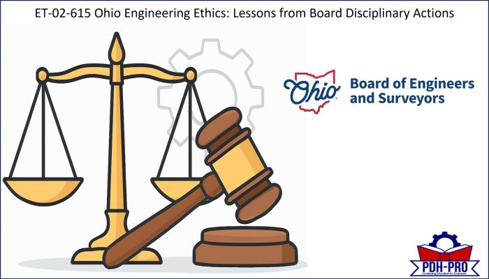 Ohio Engineering Ethics: Lessons from Board Disciplinary Actions