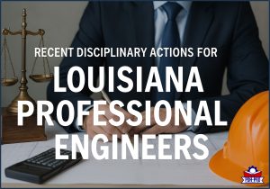 Louisiana Professional Engineer Disciplinary Actions