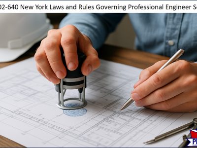 New York Laws and Rules Governing Professional Engineer Seals