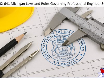 Michigan Laws and Rules Governing Professional Engineer Seals