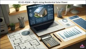 Right-sizing Residential Solar Power