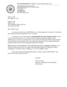 PDH Pro is a New York approved CE provider