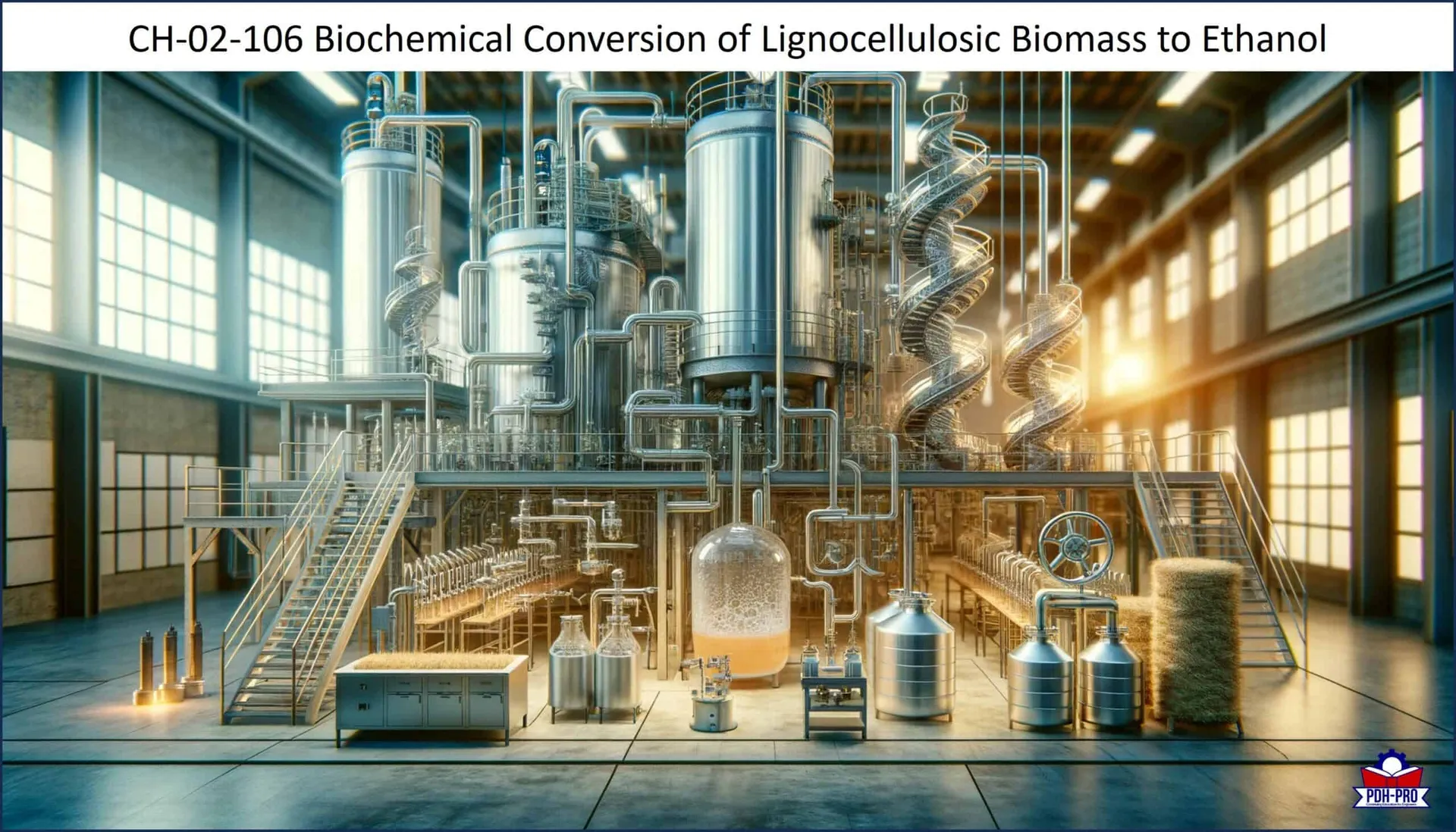 Biochemical Conversion of Lignocellulosic Biomass to Ethanol