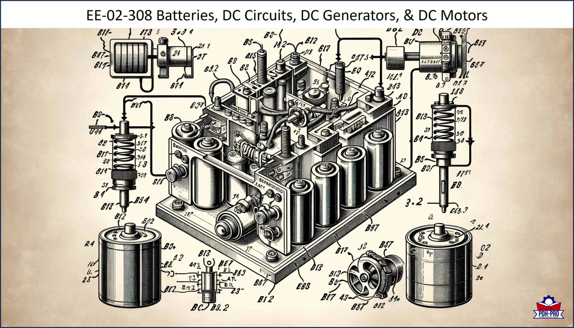 Batteries, DC Circuits, DC Generators, & DC Motors