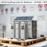 Building Code for Batteries - UL9540 + NFPA855