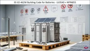 Building Code for Batteries - UL9540 + NFPA855