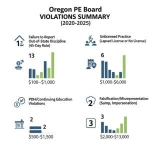 Oregon PE Board Violation Types