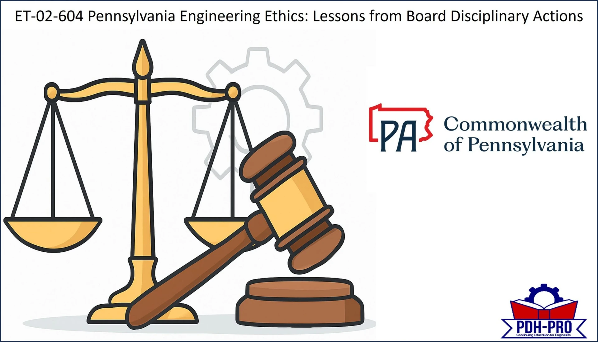 Pennsylvania Engineering Ethics: Lessons from Board Disciplinary Actions