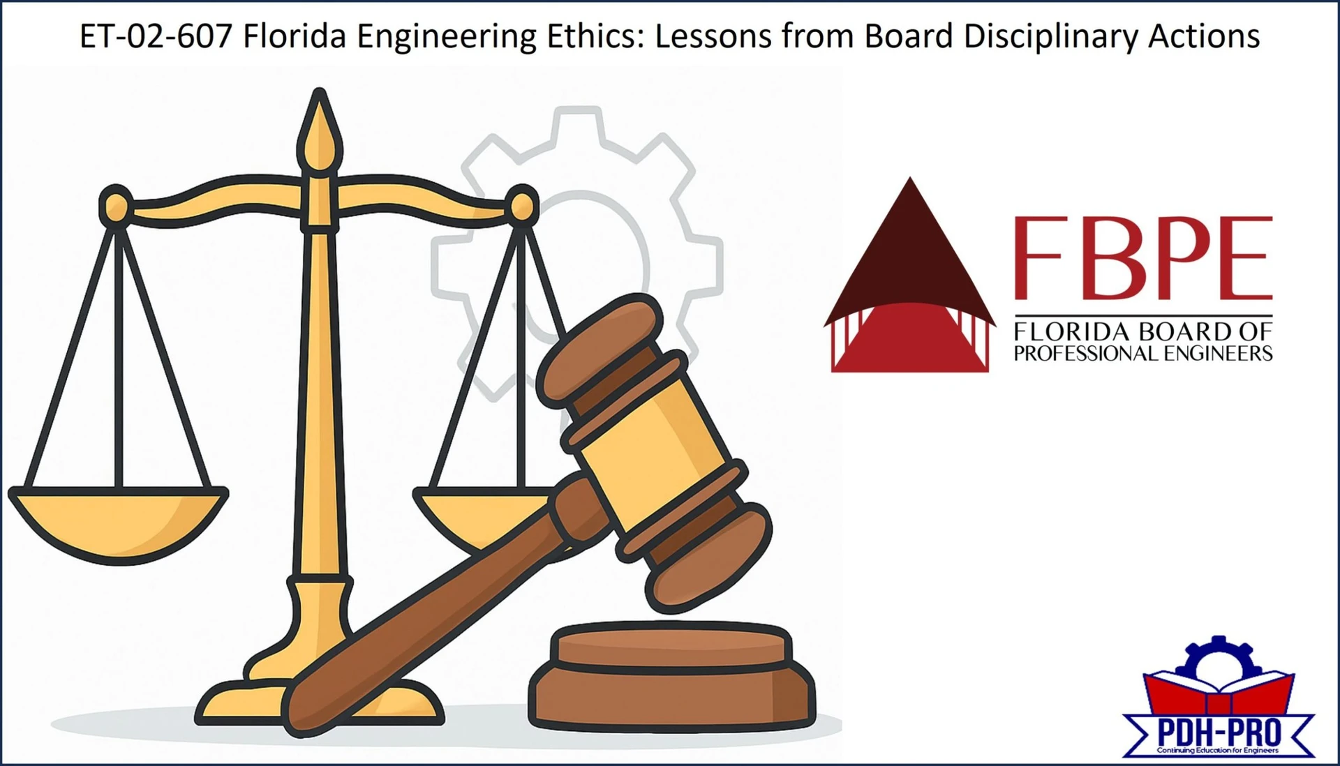 Florida Engineering Ethics: Lessons from Board Disciplinary Actions