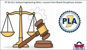 Indiana Engineering Ethics: Lessons from Board Disciplinary Actions