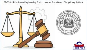 Louisiana Engineering Ethics: Lessons from Board Disciplinary Actions