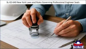 New York Laws and Rules Governing Professional Engineer Seals