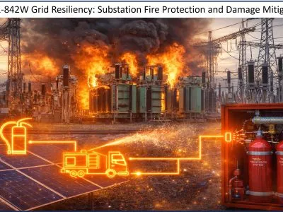 Grid Resiliency: Substation Fire Protection and Damage Mitigation