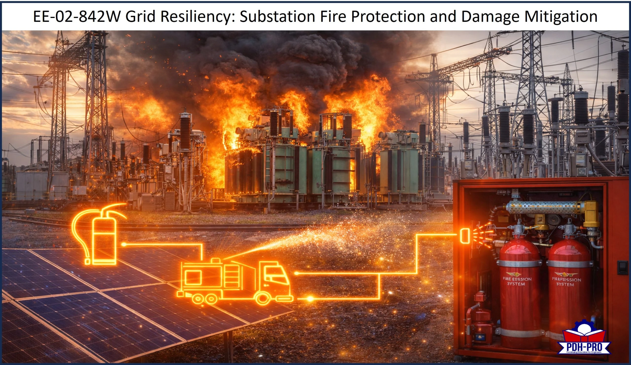 Grid Resiliency: Substation Fire Protection and Damage Mitigation