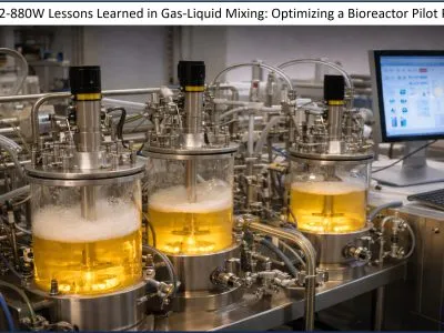 Lessons Learned in Gas-Liquid Mixing: Optimizing a Bioreactor Pilot Plant