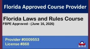 Florida Approved Course Provider Laws and Rules Course