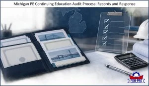 Michigan PE Continuing Education Audit Process Records and Response
